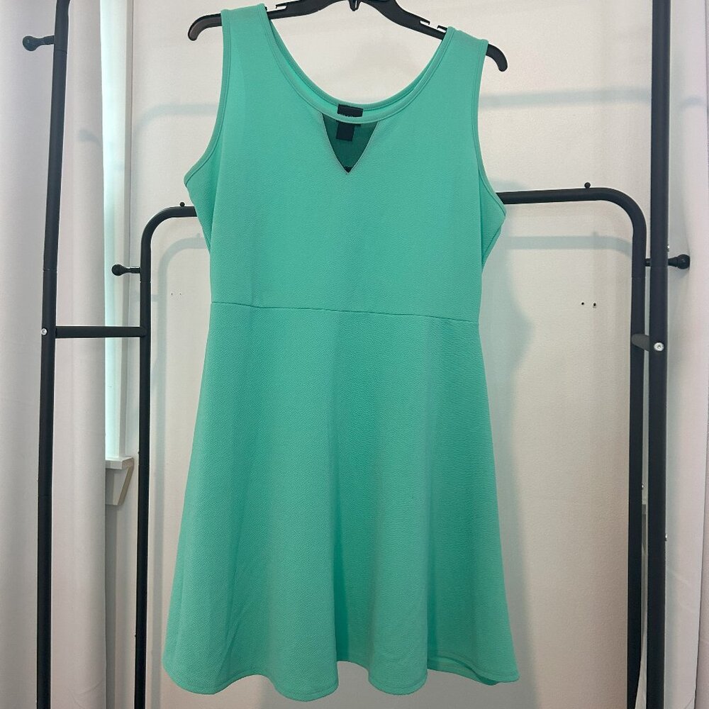 Green Rue plus Dress